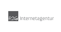 Logo des Goldsponsors «H2G Internetagentur»